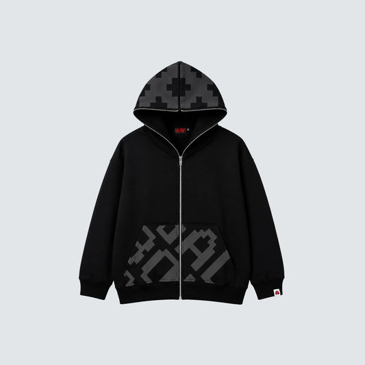 8-BIT ZIP-UP HOODIE